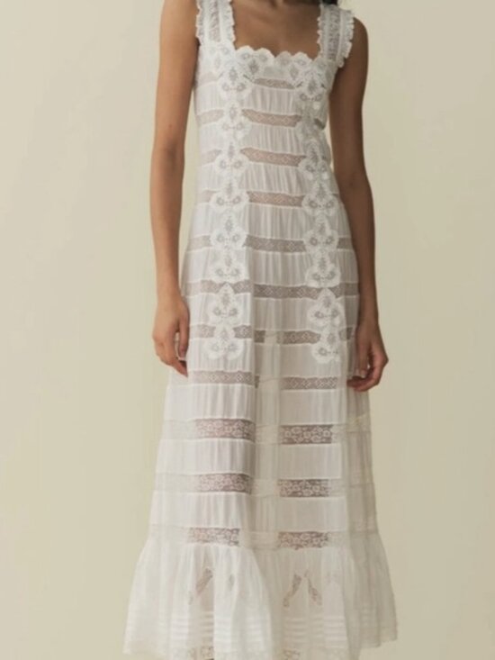 Doen Dresses & Skirts - Doen Angeletta Dress in Salt